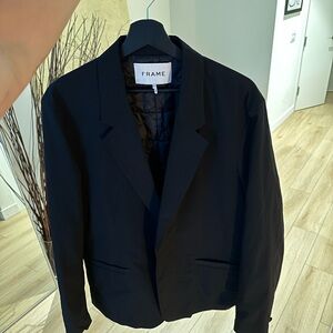 Frame Padded Blazer in Noir, size Medium. Never worn.